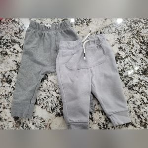 Bundle of 2 Cat & Jack baby sweatpants 12 months